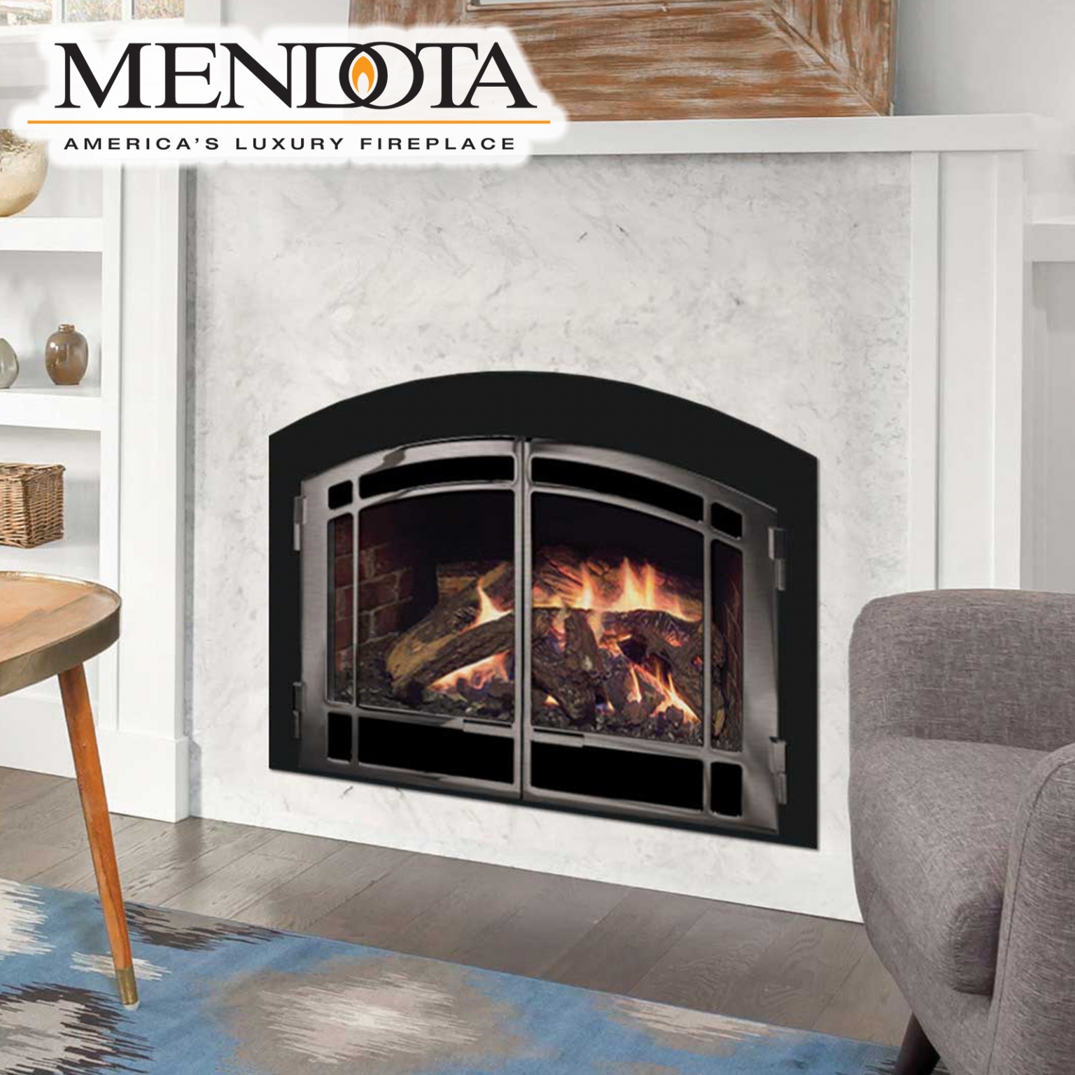 Mendota D40 Gas Fireplace Insert Poulsen Stoves and Fireplaces