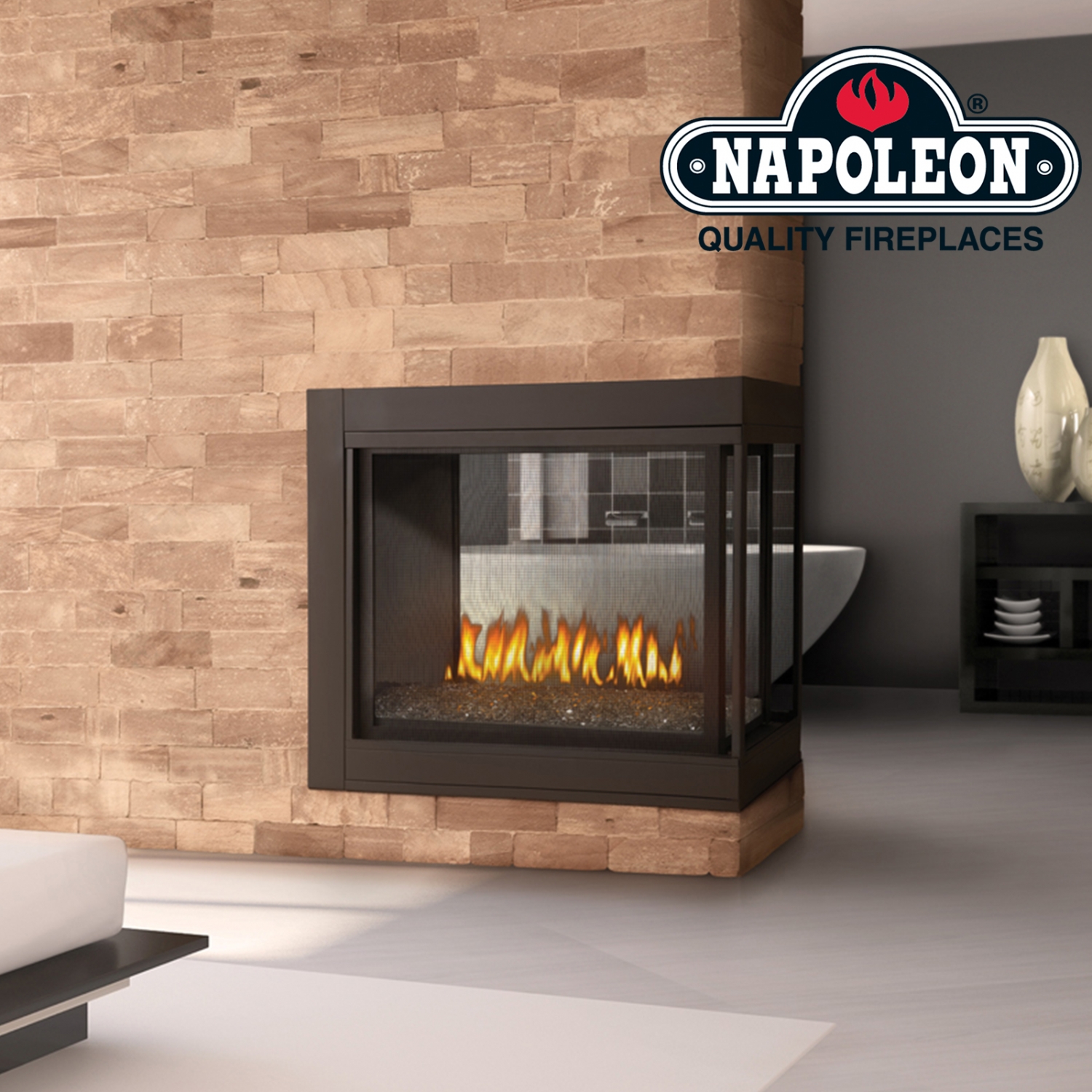 Napoleon Ascent MultiView Series Gas Fireplaces Poulsen Stoves and