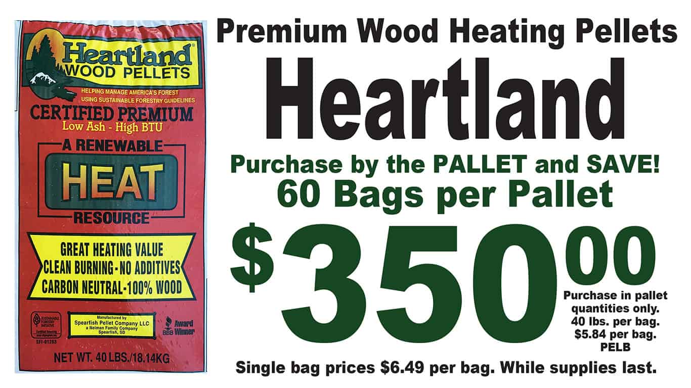 Heartland Wood Heating Pellet Sale