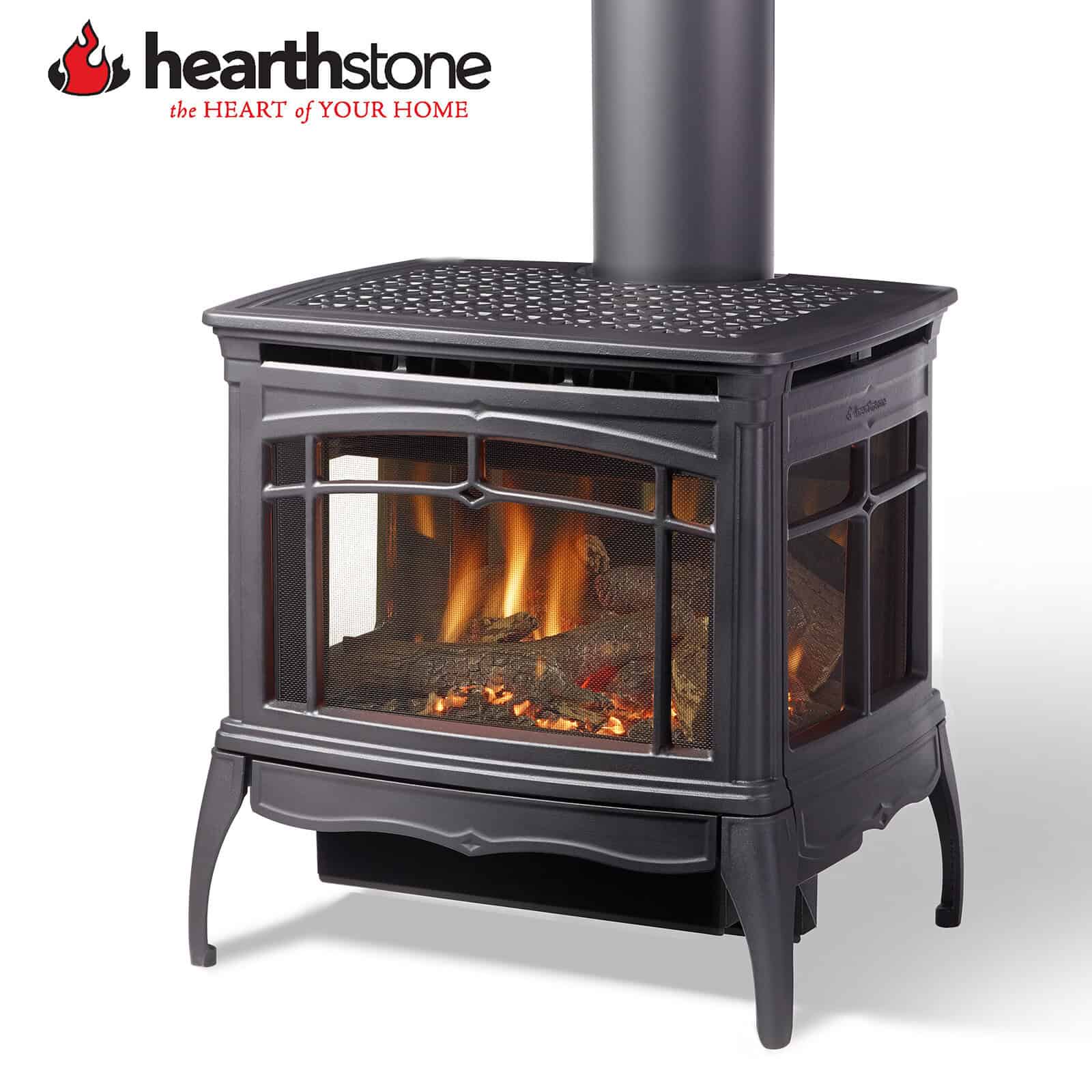 Hearthstone Bristol Gas Stove Matte Black Hearthstone Bristol Gas Stove Matte Black